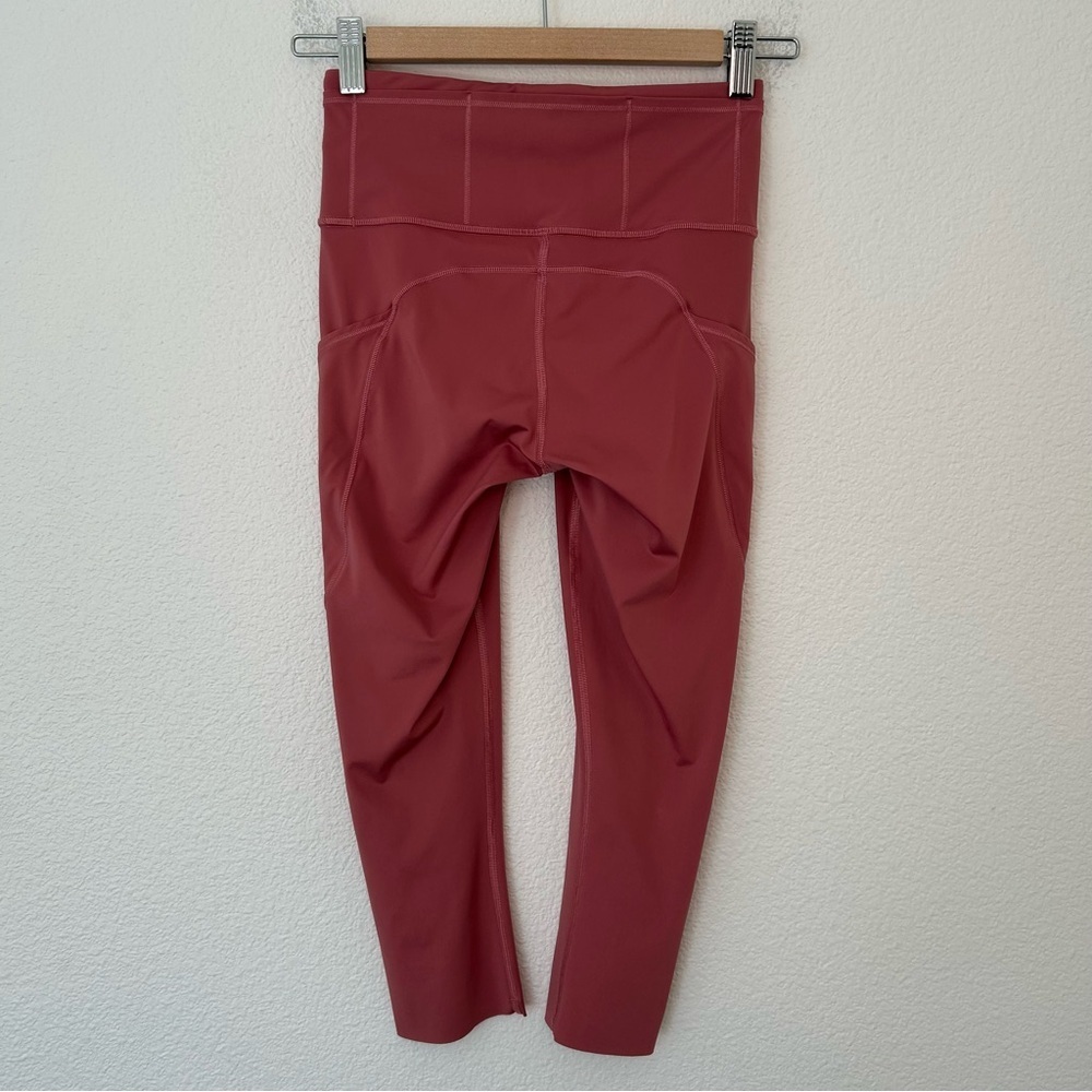 Lululemon Fast and Free Crop II *Non-Reflective Cool pink 4 - Picture 8 of 15